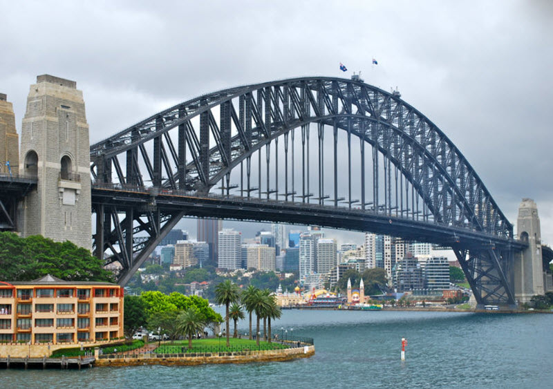Chiêm ngưỡng Cầu cảng Sydney - cầu thép lớn nhất thế giới 4 - Công trình thép- Chuyên thiết kế chế tạo lắp đặt dàn không gian