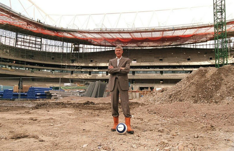 Dàn không gian sân vận động Emirates của CLB bóng đá Arsenal